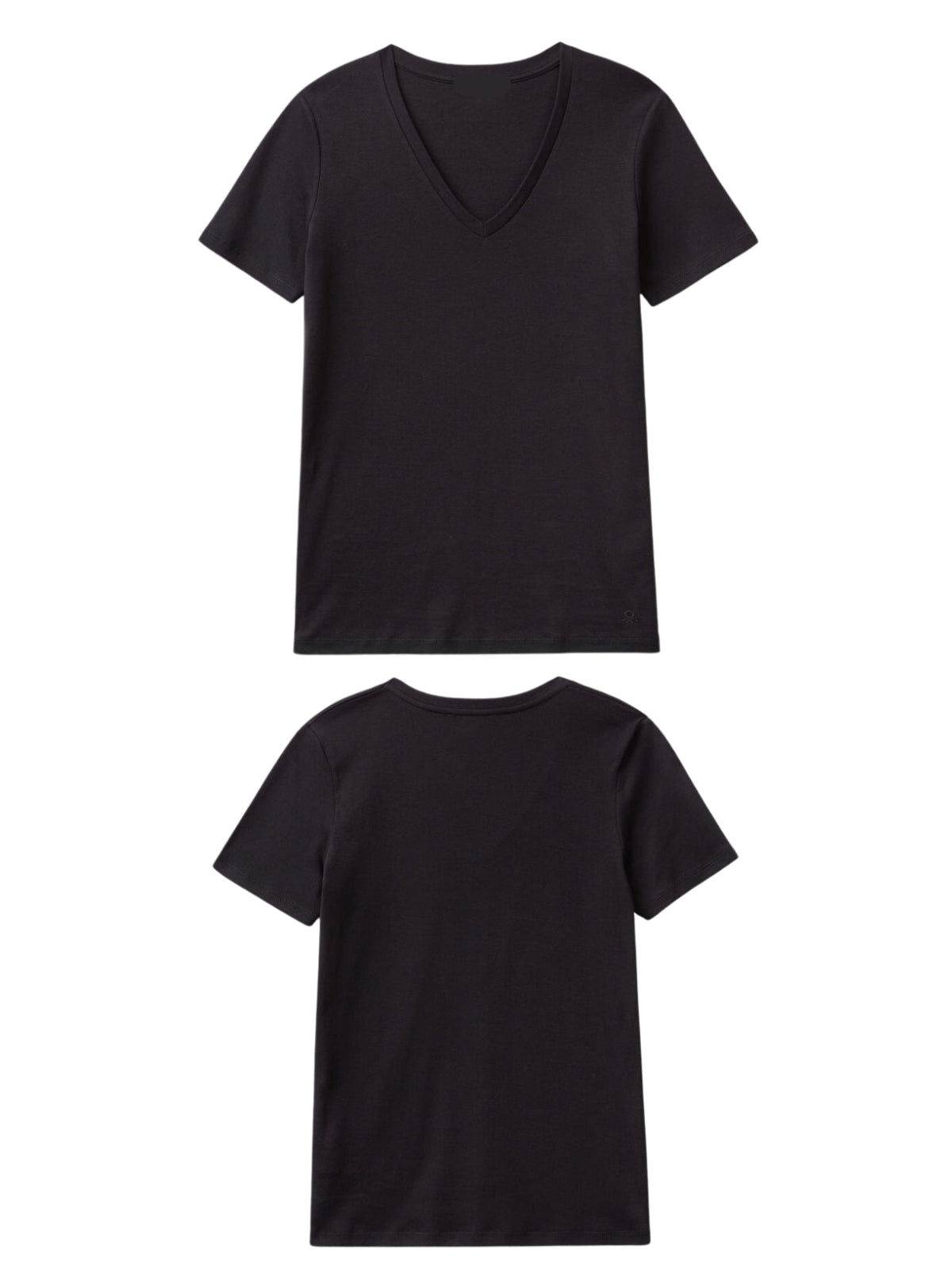 T-shirt Biscana de bico de Mulher