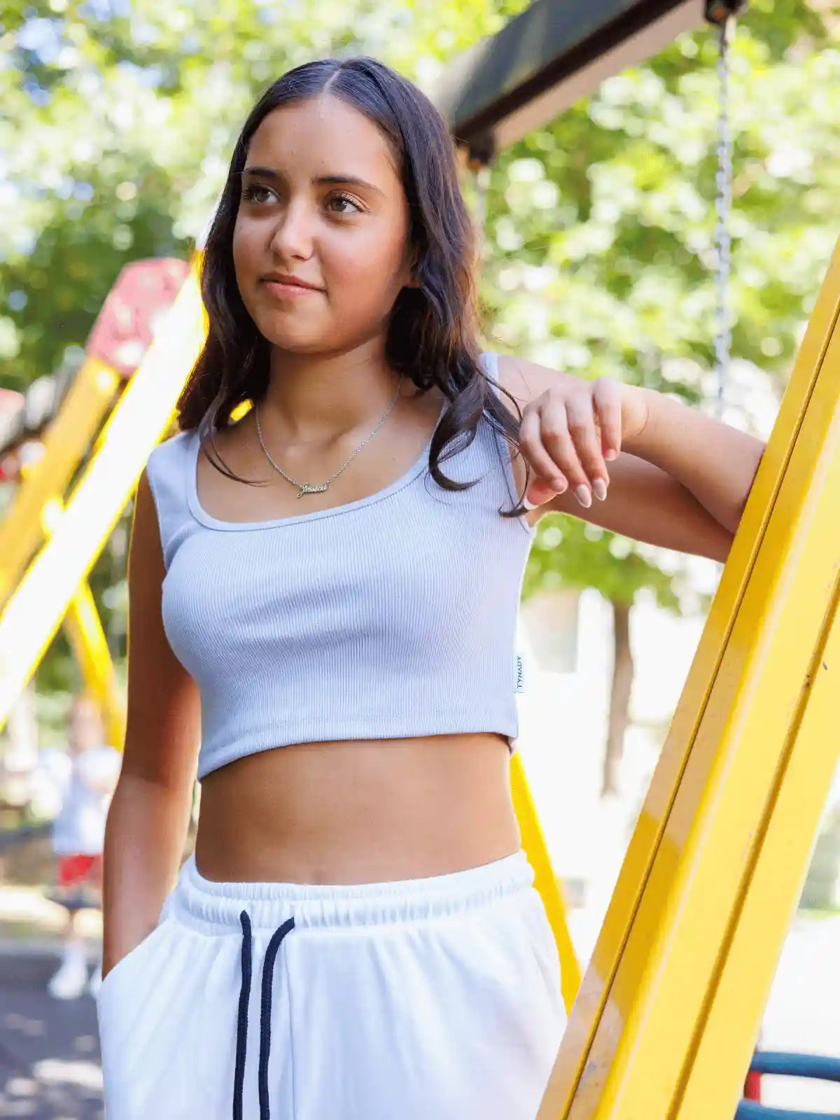 Crop-Top Verano de Adolescente