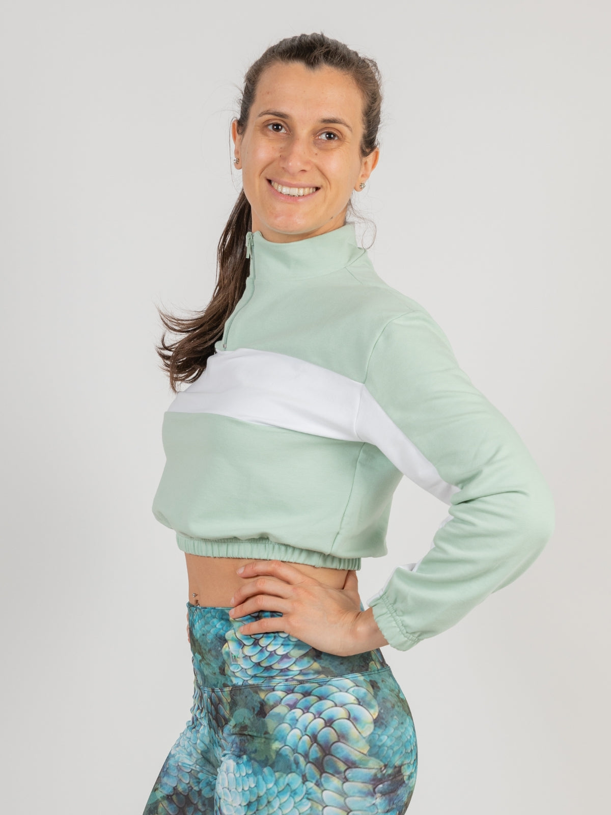 Sweat Curta de Treino de Mulher