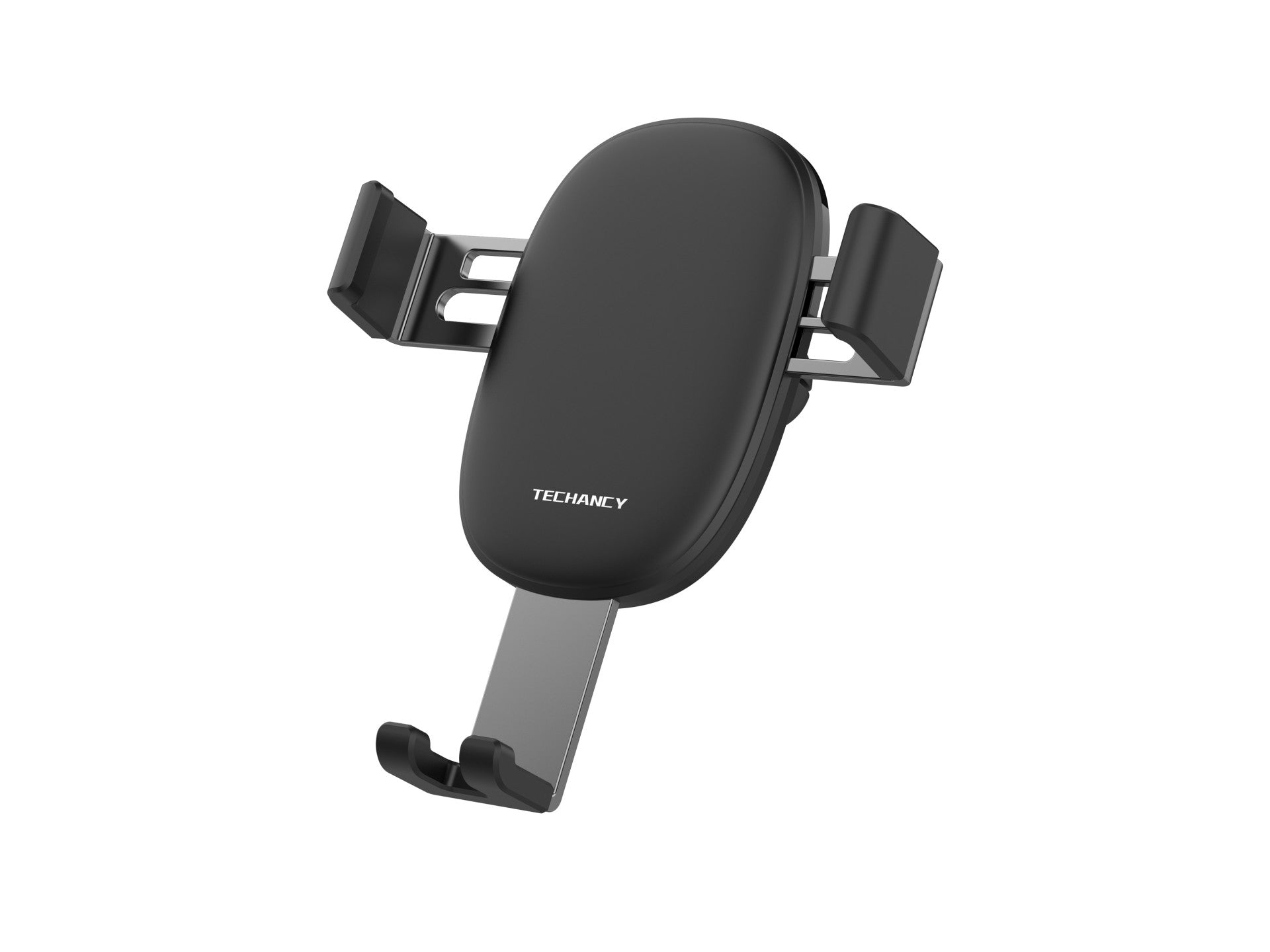 Techancy Suporte Gravitacional Para Automóvel Para Telemóveis 4,5 - 6,7'  TI2290, Ângulo De Visualização Ajustável, Preto