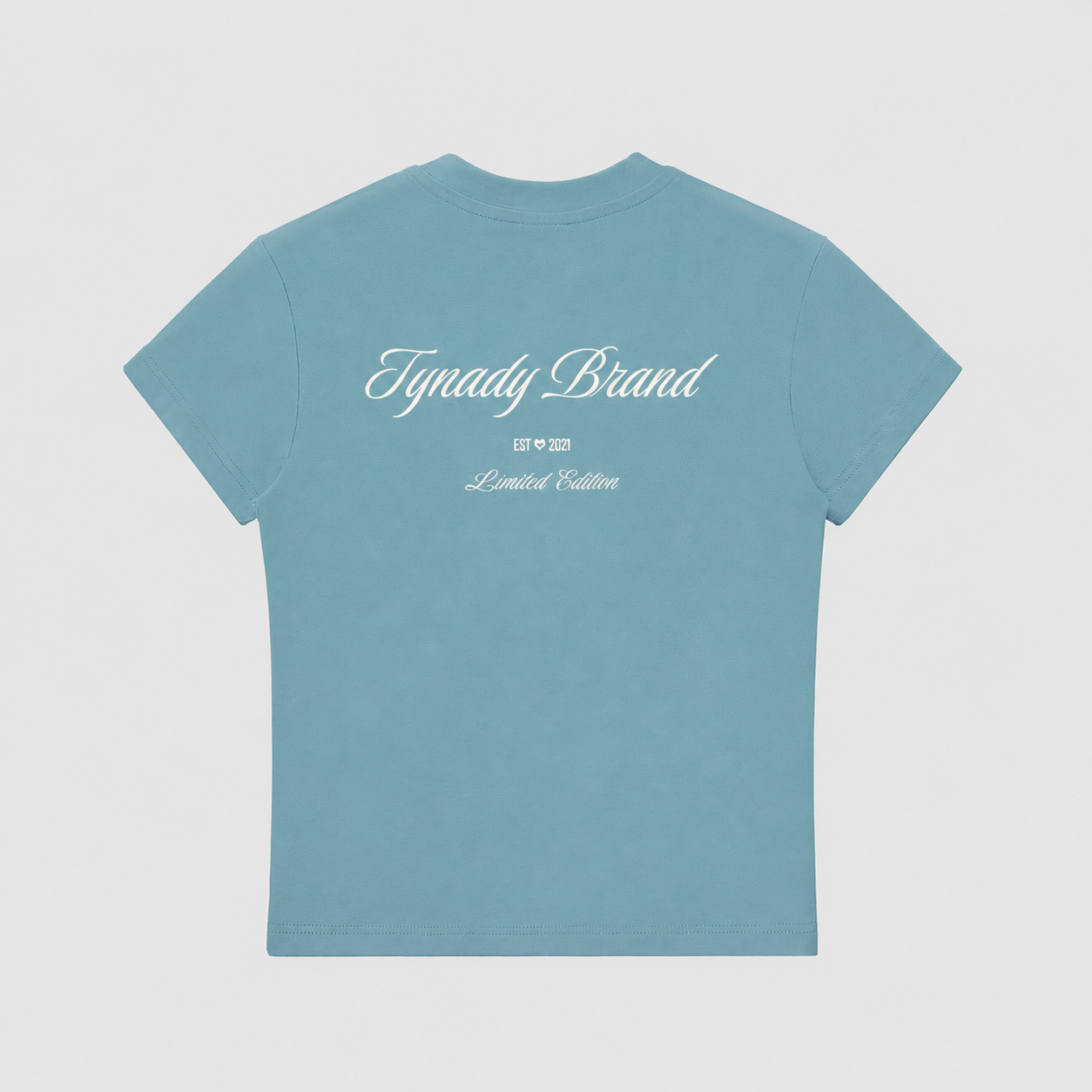 T-shirt azul Essential Tee Center Tynady Brand — costas — Chapter 01
