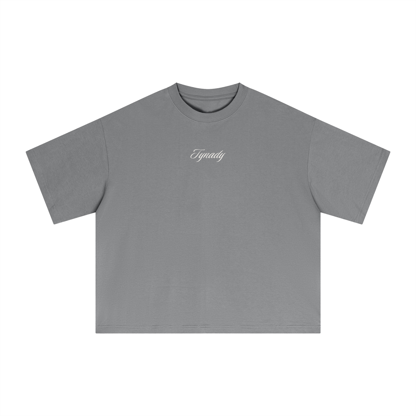 T-shirt cinza Essential Tee Center Tynady Brand — frente — Chapter 01 limited edition